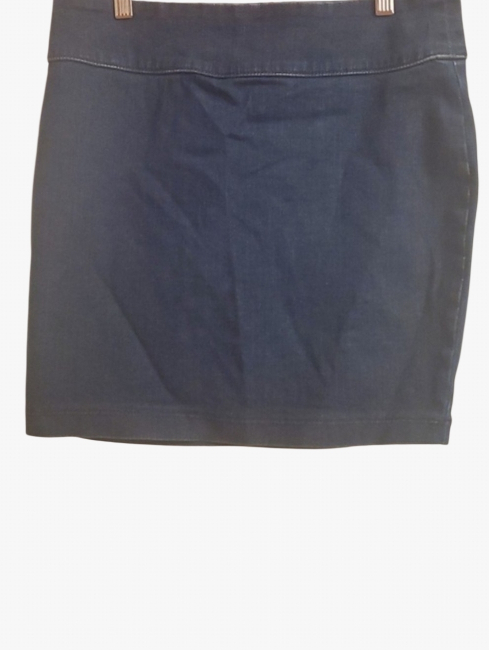 Pink Victoria's Secret Dark Wash Denim Mini Skirt M Size Medium